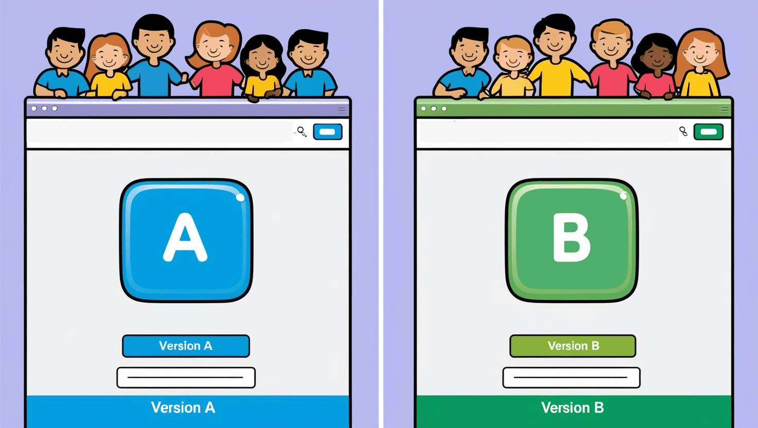 A/B Testing tool interface