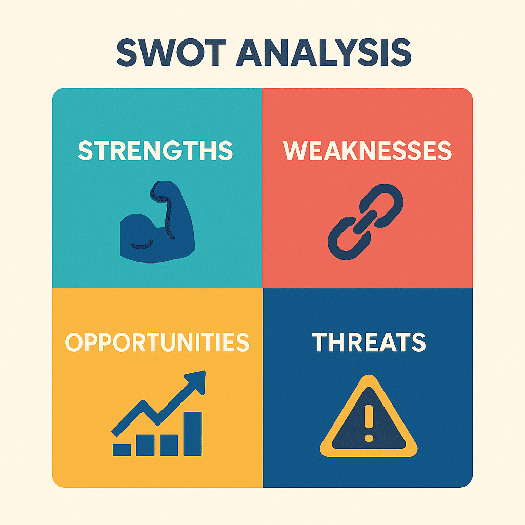 💪 SWOT Analysis tool interface
